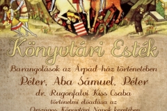 Konyvtari-Estek-plakat-2019.10.03.Peter-Aba-Samule-Peter